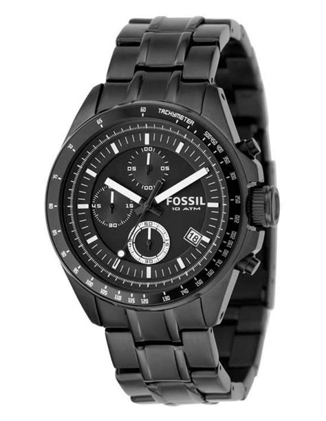 fossil 10 atm black.